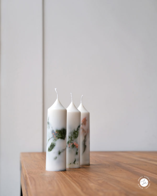 『線上課程』鑲金不規則紋理蠟燭 Textured Candle